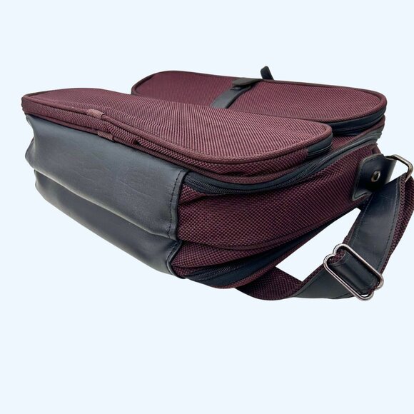 VTG SAMSONITE SILHOUETTE 5 MAROON & BLACK CARRY-ON TRAVEL BAG W/ MIRROR MULTI CO - Picture 4 of 8